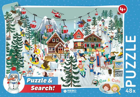 Puzzle Rebo 48 elementów - wygrywa cato