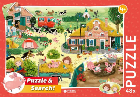 Rebo Productions Puzzle Rebo 48 elementów - Rolnik z Cas Cato