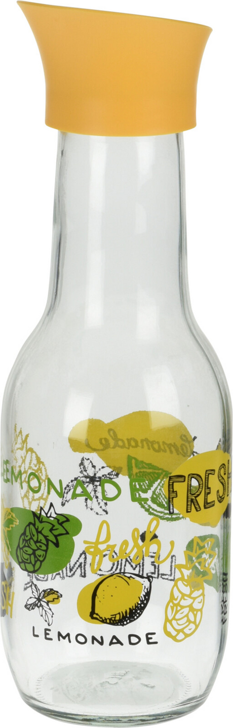 Schenkkan citroen print glas 1l