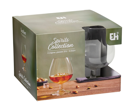 Znakomity zestaw kieliszków do koniaku do użytku domowego 350ml 4 sztuki