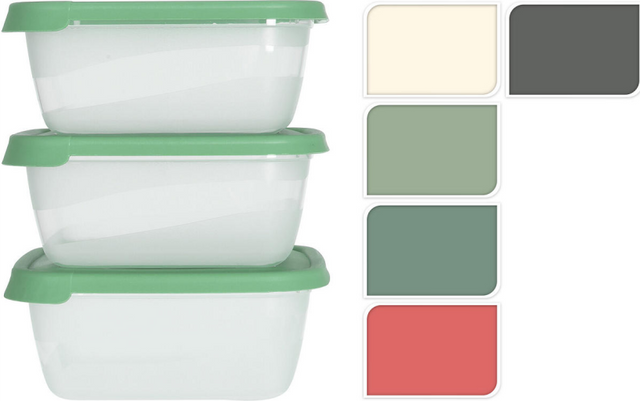 Voorraaddoos set 3-delig - 900ml