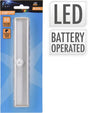 Fx light led kastlamp met sensor 18x3cm (excl. 4x aaa batterij)