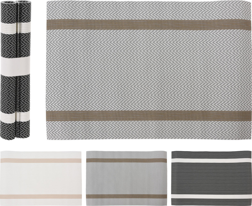 Placmat 30x45cm assorti set 2 stuks