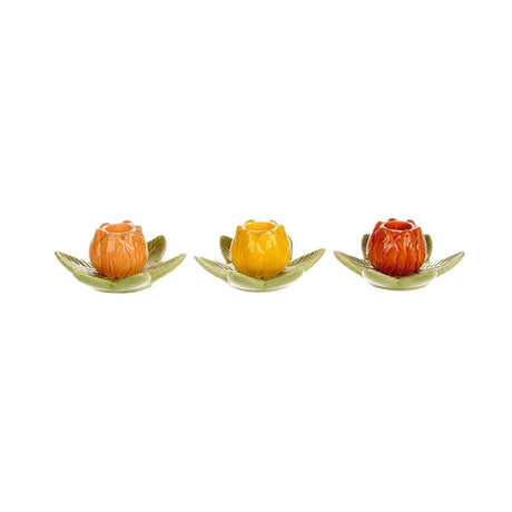 Hbx natural Living hbx naturalny świecznik tulipan 10x9x5cm