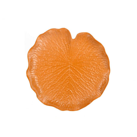 Hbx natural Living hbx natrural Living plateau kształt liścia melam terakota ø31xh3,5cm