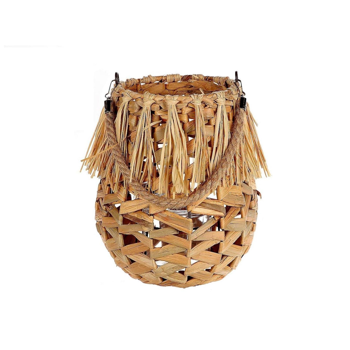 Hbx natural Living hbx natural Living latarnia tangia ze szklanym wkładem ø23xw27cm