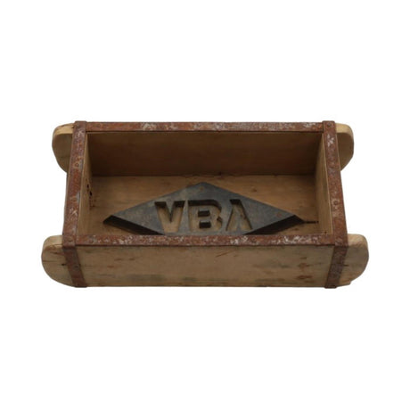 Hbx natural Living hbx natural Living donica, vintage ceglana forma z drewna matrycowego 32x15x10cm