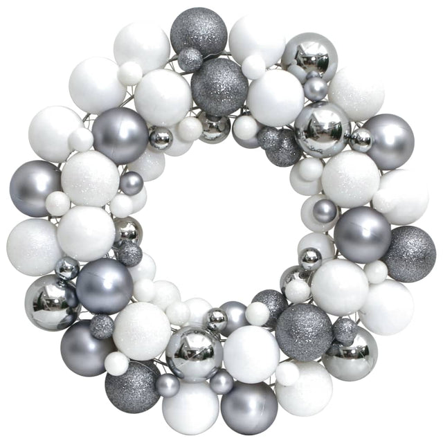 VIDAXL WINIEN BOGHTERY 45 cm Polistyren White and Grey