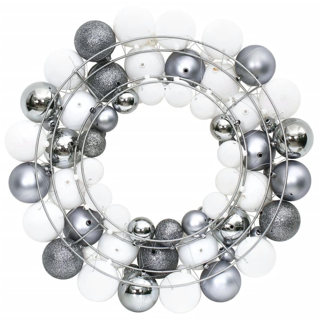 VIDAXL WINIEN BOGHTERY 45 cm Polistyren White and Grey