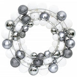 VIDAXL WINIEN BOGHTERY 45 cm Polistyren White and Grey