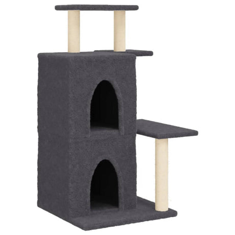 Vidaxl Cat Furniture z Sisal Scrating Posts 97 cm ciemnoszary