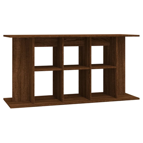 Vidaxl Aquarium Standard 120x40x60 cm przetworzony drewniany brązowy kolor dębu
