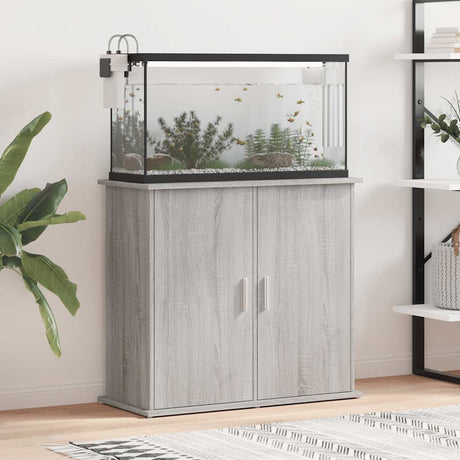 Vidaxl Aquarium Standard 81x36x73 CM Przetworzony drewniany drewno Sonoma Oak