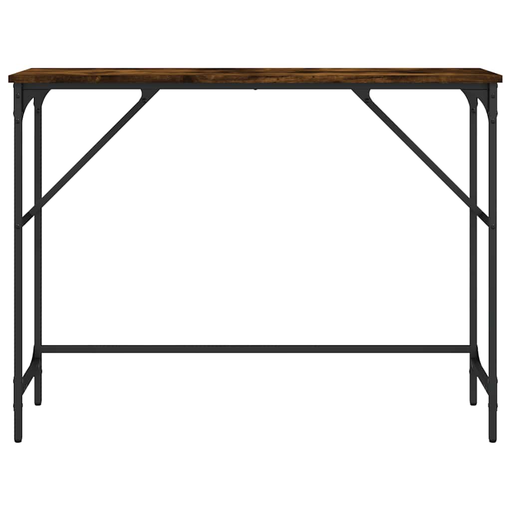 Vidaxl wandtafel 100x32x75 cm bewerkt hout gerookt eikenkleurig
