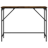 Vidaxl wandtafel 100x32x75 cm bewerkt hout gerookt eikenkleurig