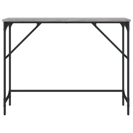 Vidaxl wandtafel 100x32x75 cm bewerkt hout grijs sonoma eikenkleurig