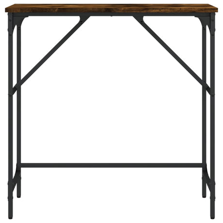 Vidaxl wandtafel 75x32x75 cm bewerkt hout gerookt eikenkleurig