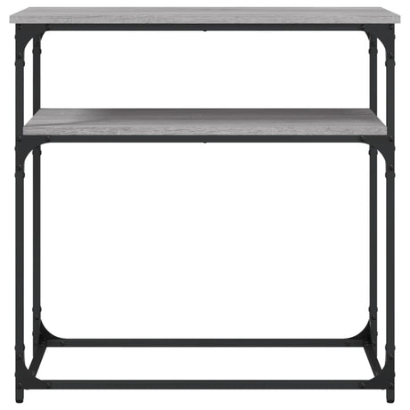 Vidaxl wandtafel 75x35,5x75 cm bewerkt hout grijs sonoma eikenkleurig