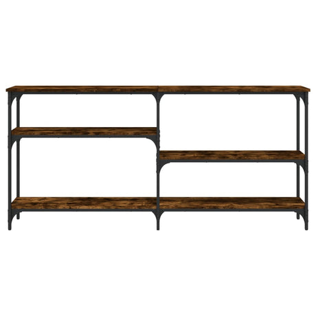 Vidaxl wandtafel 160x29x75 cm bewerkt hout gerookt eikenkleurig