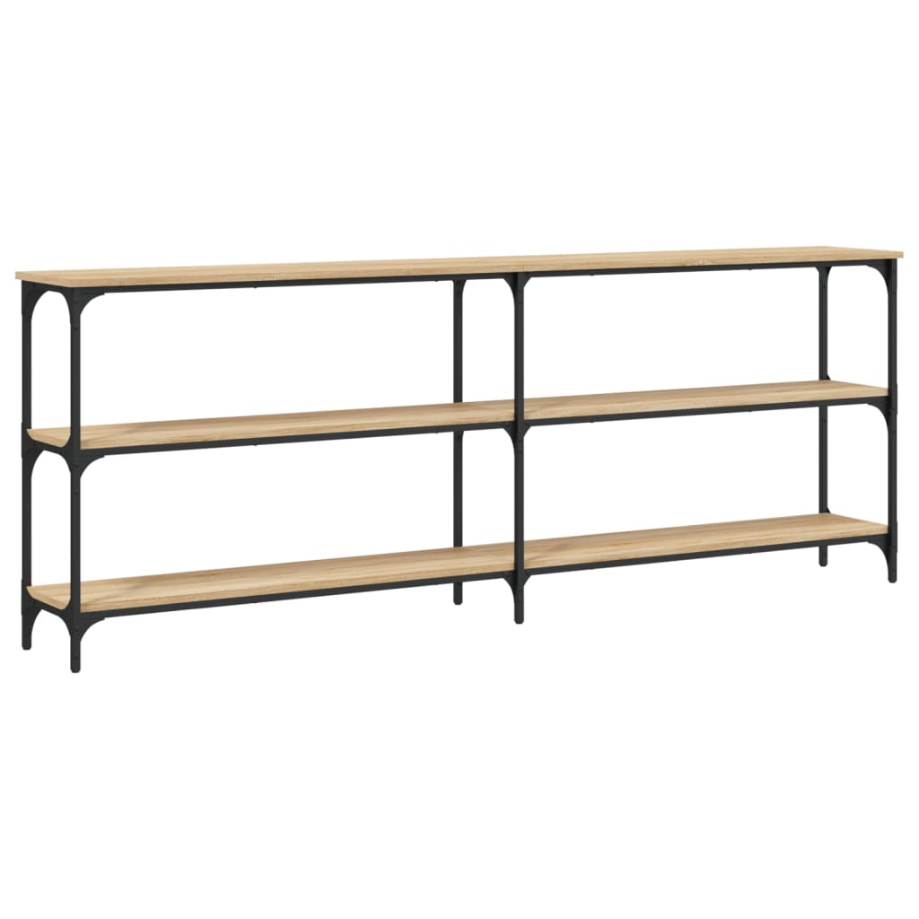 Vidaxl consoletafel sonoma eiken 200x29x75 cm bewerkt hout