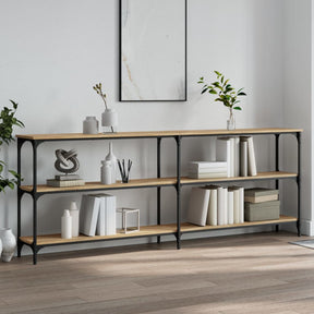 Vidaxl consoletafel sonoma eiken 200x29x75 cm bewerkt hout