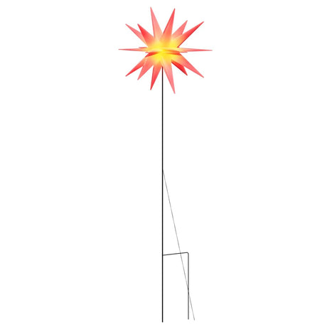 Świąteczna lampa Vidaxl z podłączoną szpinami i składaną LED 57 cm czerwony