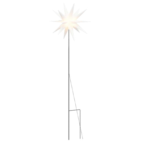 Lampka świąteczna Vidaxx z kolcem uziemiającym i składaną diodą LED 57 cm biała