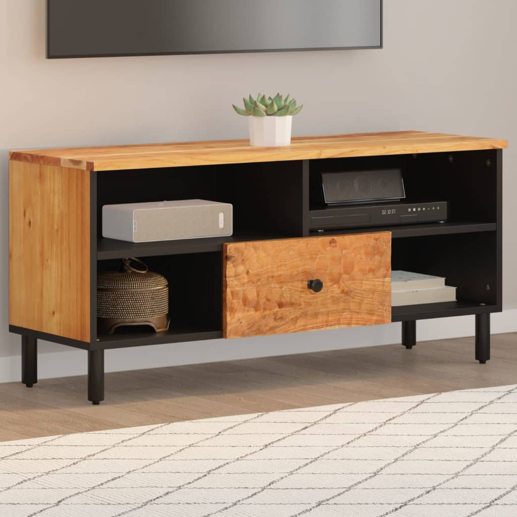 Vidaxl tv-meubel 100x33x46 cm massief acaciahout