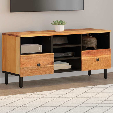 Vidaxl tv-meubel 100x33x46 cm massief acaciahout