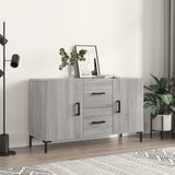 Vidaxl dressoir 100x36x60 cm bewerkt hout grijs sonoma eikenkleurig