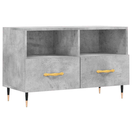 Vidaxl tv-meubel 80x36x50 cm bewerkt hout betongrijs