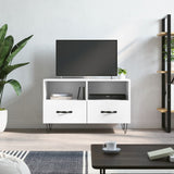 Vidaxl tv-meubel 80x36x50 cm bewerkt hout wit