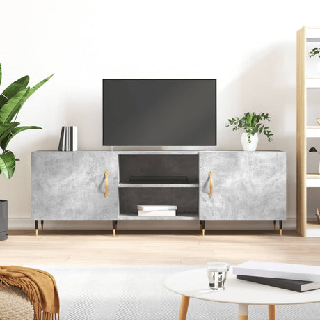 Vidaxl tv-meubel 150x30x50 cm bewerkt hout betongrijs