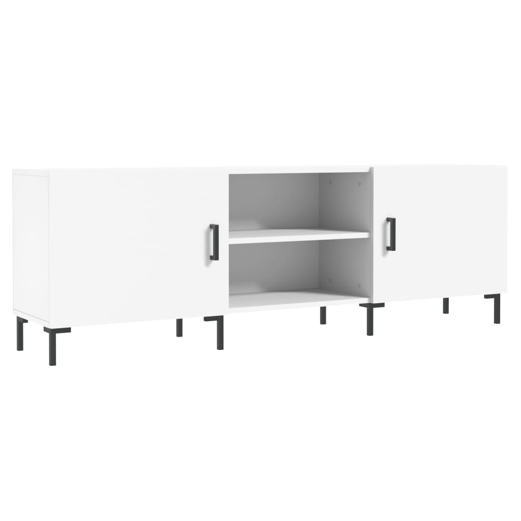 Vidaxl tv-meubel 150x30x50 cm bewerkt hout wit
