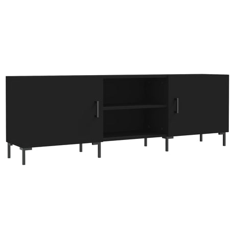 Vidaxl tv-meubel 150x30x50 cm bewerkt hout zwart