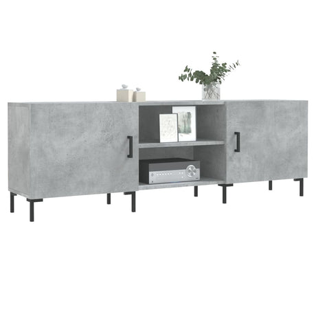 Vidaxl tv-meubel 150x30x50 cm bewerkt hout betongrijs