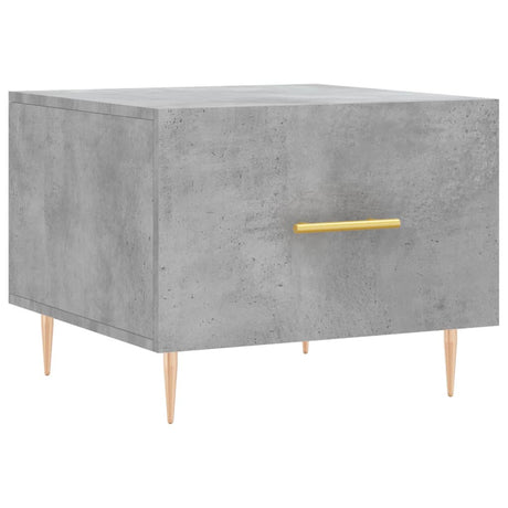 Vidaxl salontafel 50x50x40 cm bewerkt hout betongrijs