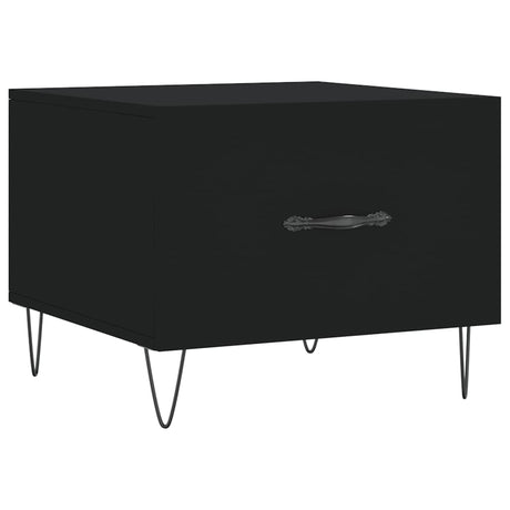 Vidaxl salontafel 50x50x40 cm bewerkt hout zwart