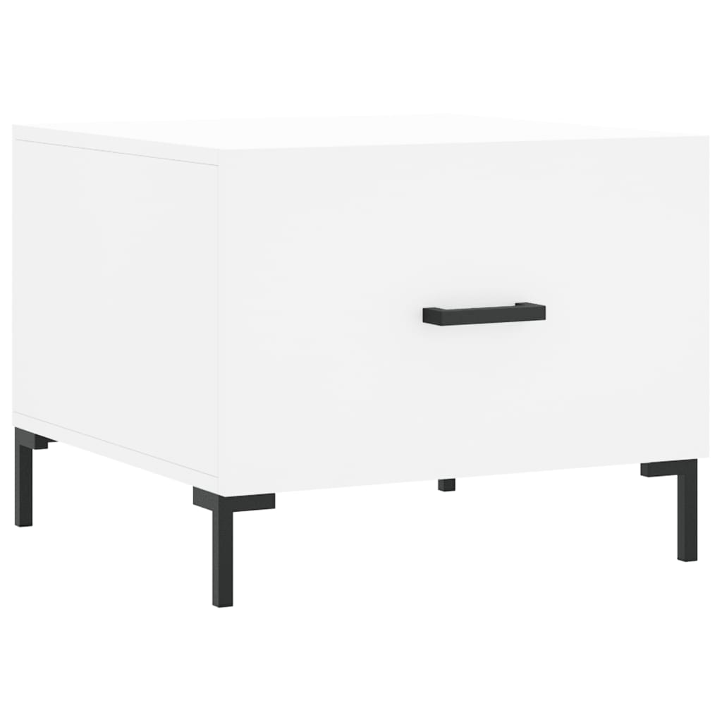 Vidaxl salontafel 50x50x40 cm bewerkt hout wit