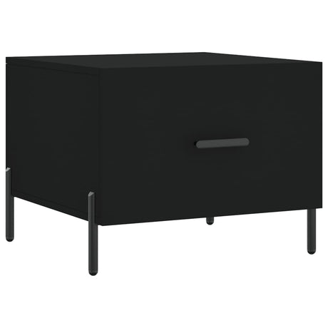 Vidaxl salontafel 50x50x40 cm bewerkt hout zwart