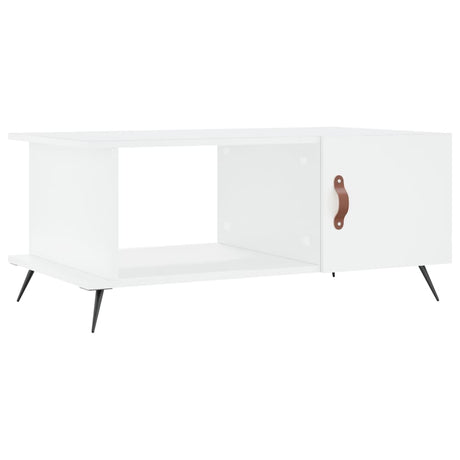 Vidaxl salontafel 90x50x40 cm bewerkt hout wit
