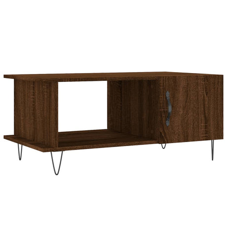 Vidaxl salontafel 90x50x40 cm bewerkt hout bruin eikenkleur