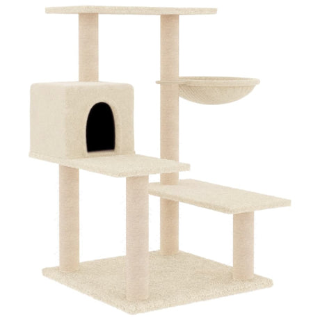 Vidaxl Cat Furniture z Sisal Scratosing Posts 82,5 cm kremowe