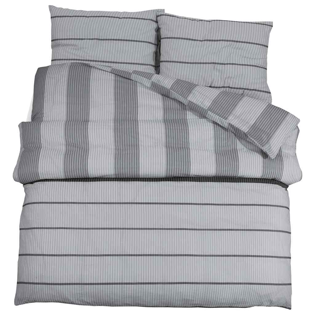 Zestaw poszewek na kołdrę Vidaxx 155x220 cm bawełna szara