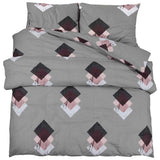 Vidaxl Duvet Overray Set 260x220 cm bawełniany szary