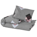 Vidaxl Duvet Overray Set 260x220 cm bawełniany szary