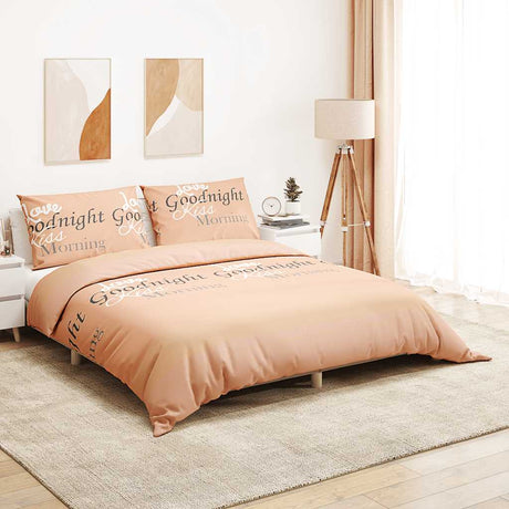 Crossing Vidaxl Duvet Crossing 140x200 cm Bawełniany różowy