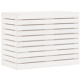 Vidaxl Pralnia koszyk 88,5x44x66 cm stałą sosną białą