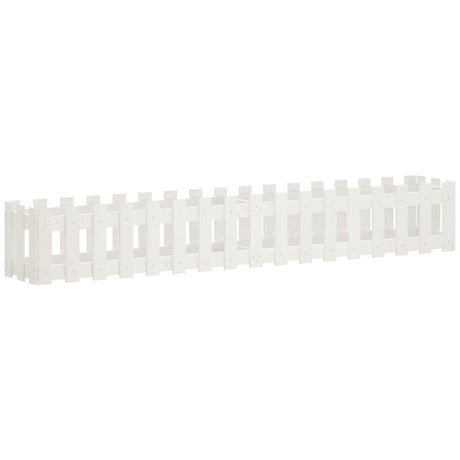 Vidaxl Sadzarca Utrzymanie HEK Design 200x30x30 cm sosna wit biała