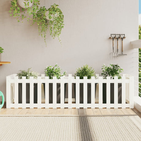 Vidaxl Sadzarca Utrzymanie HEK Design 200x50x50 cm sosna wit biała
